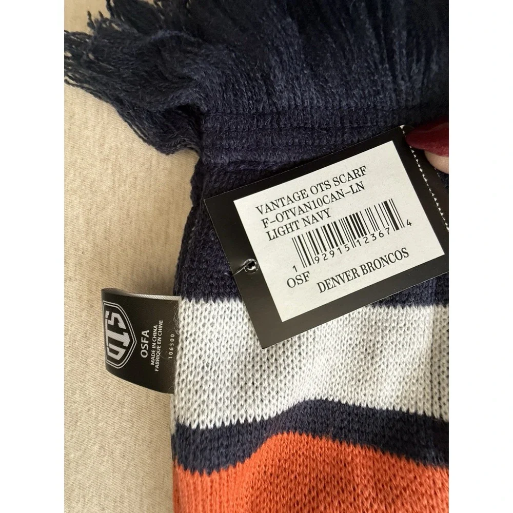 Denver Broncos Knit Scarf
